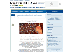 Tablet Screenshot of kvietka.com